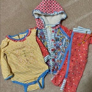 Three piece Matilda Jane Winter set.